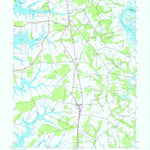 United States Geological Survey Trappe, MD (1942, 24000-Scale) digital map