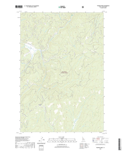 United States Geological Survey Trapper Creek, ID (2020, 24000-Scale) digital map