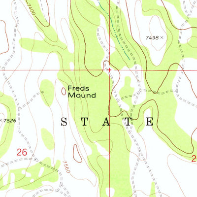 United States Geological Survey Trapper Peak, ID (1979, 24000-Scale) digital map