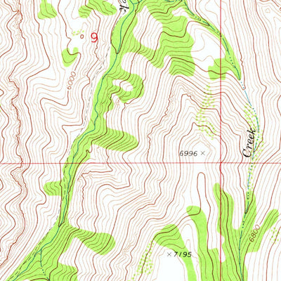 United States Geological Survey Trapper Peak, ID (1979, 24000-Scale) digital map