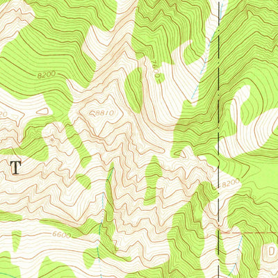 United States Geological Survey Trapper Peak, MT (1964, 24000-Scale) digital map