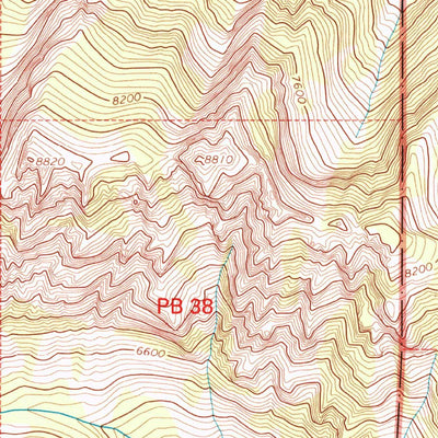 United States Geological Survey Trapper Peak, MT (1998, 24000-Scale) digital map