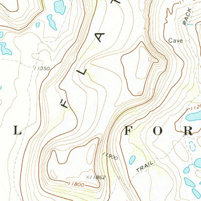 United States Geological Survey Trappers Lake, CO (1977, 24000-Scale) digital map