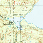 United States Geological Survey Trappers Lake, MI (1983, 24000-Scale) digital map