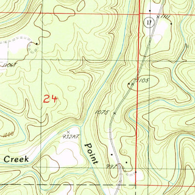 United States Geological Survey Trask, MO (1986, 24000-Scale) digital map
