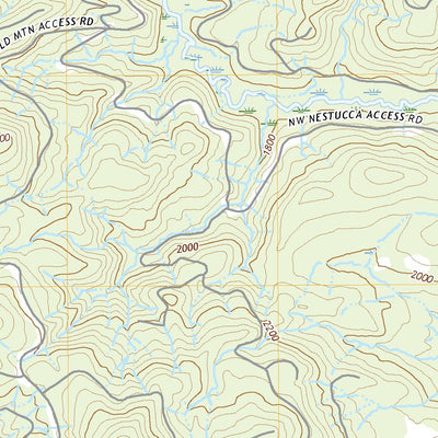 United States Geological Survey Trask Mountain, OR (2020, 24000-Scale) digital map