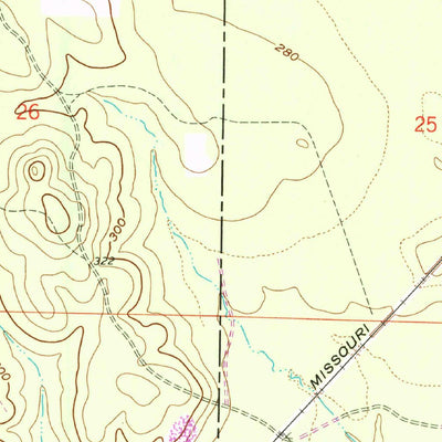 United States Geological Survey Traskwood, AR (1963, 24000-Scale) digital map