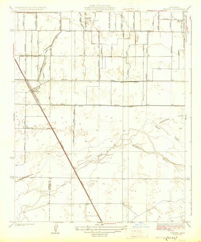 United States Geological Survey Traver, CA (1927, 31680-Scale) digital map
