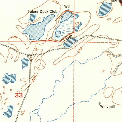 United States Geological Survey Traver, CA (1950, 24000-Scale) digital map