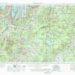 United States Geological Survey Traverse City, MI (1954, 250000-Scale) digital map