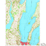 United States Geological Survey Traverse City, MI (1957, 62500-Scale) digital map