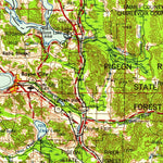 United States Geological Survey Traverse City, MI (1958, 250000-Scale) digital map