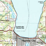 United States Geological Survey Traverse City, MI (1983, 100000-Scale) digital map