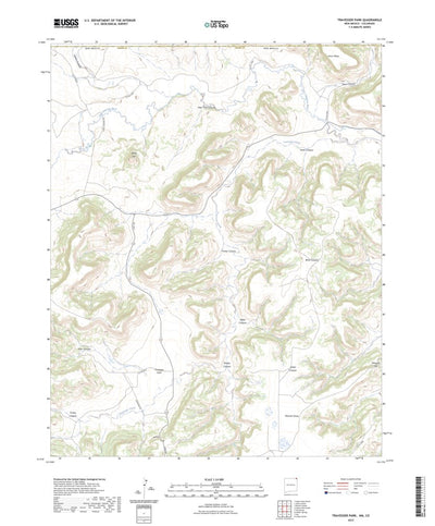 United States Geological Survey Travesser Park, NM (2023, 24000-Scale) digital map