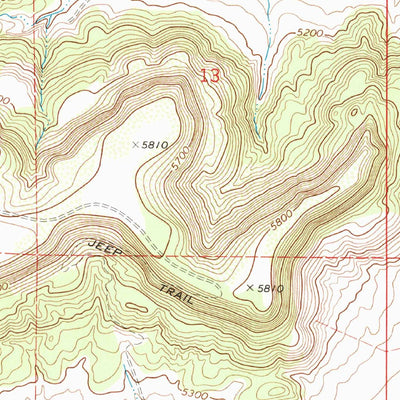 United States Geological Survey Travesser Park, NM-CO (1972, 24000-Scale) digital map