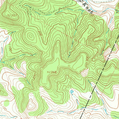 United States Geological Survey Travis Peak, TX (1966, 24000-Scale) digital map