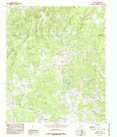 United States Geological Survey Trawick, TX (1984, 24000-Scale) digital map