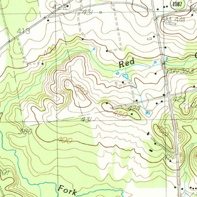 United States Geological Survey Trawick, TX (1984, 24000-Scale) digital map