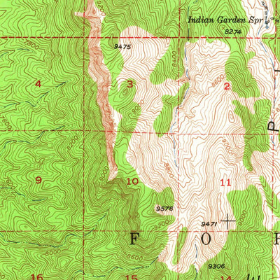 United States Geological Survey Treasure Hill, NV (1949, 62500-Scale) digital map
