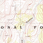 United States Geological Survey Treasure Hill, NV (1990, 24000-Scale) digital map