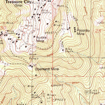 United States Geological Survey Treasure Hill, NV (1990, 24000-Scale) digital map