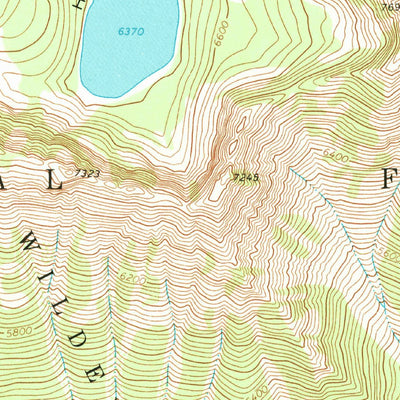 United States Geological Survey Treasure Mountain, MT (1963, 24000-Scale) digital map