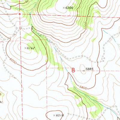 United States Geological Survey Treasureton, ID (1969, 24000-Scale) digital map