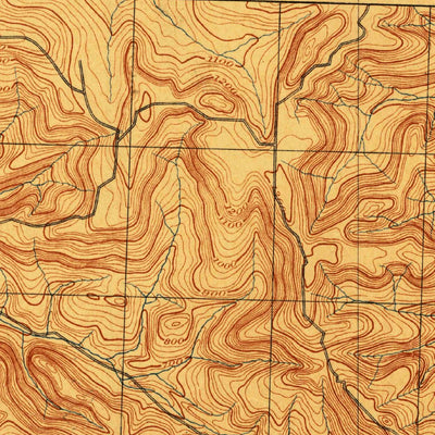 United States Geological Survey Treat, AR (1889, 62500-Scale) digital map