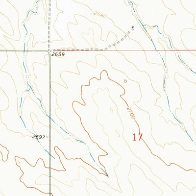 United States Geological Survey Tree Coulee School, MT (1965, 24000-Scale) digital map