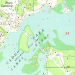 United States Geological Survey Trees, LA-TX (1962, 24000-Scale) digital map