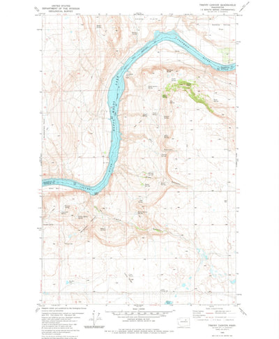 United States Geological Survey Trefry Canyon, WA (1980, 24000-Scale) digital map