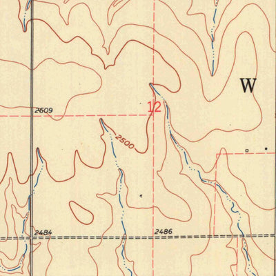 United States Geological Survey Trego Center, KS (1960, 24000-Scale) digital map