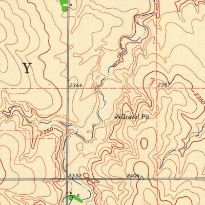 United States Geological Survey Trego Center NE, KS (1960, 24000-Scale) digital map