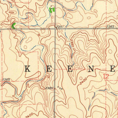 United States Geological Survey Trego Center NE, KS (1960, 24000-Scale) digital map