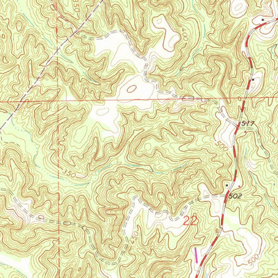 United States Geological Survey Tremont, MS (1966, 24000-Scale) digital map