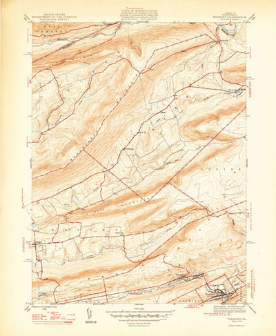 United States Geological Survey Tremont, PA (1947, 31680-Scale) digital map