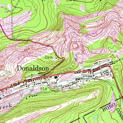 United States Geological Survey Tremont, PA (1954, 24000-Scale) digital map