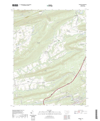 United States Geological Survey Tremont, PA (2023, 24000-Scale) digital map