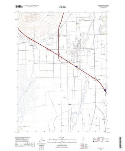 United States Geological Survey Tremonton, UT (2023, 24000-Scale) digital map