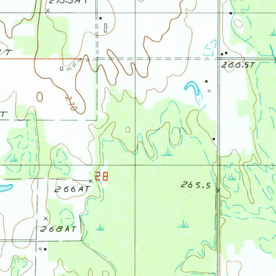 United States Geological Survey Trenary, MI (1985, 24000-Scale) digital map
