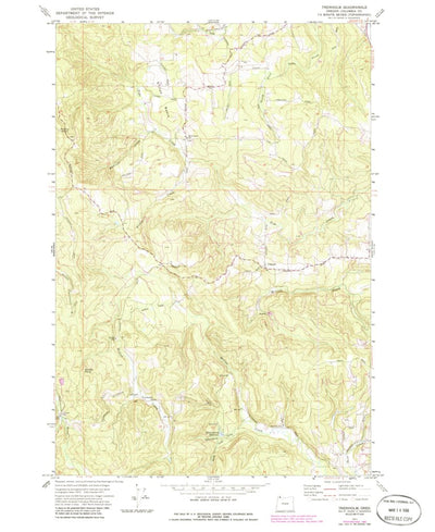 United States Geological Survey Trenholm, OR (1971, 24000-Scale) digital map