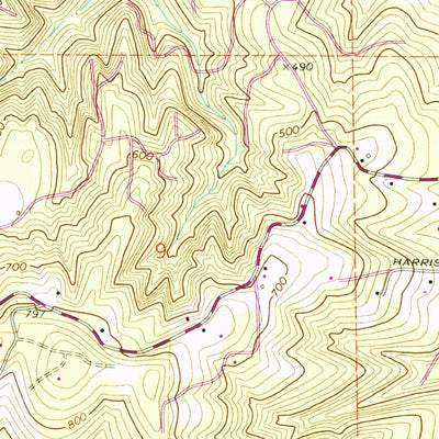 United States Geological Survey Trenholm, OR (1971, 24000-Scale) digital map