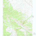 United States Geological Survey Trent Creek, WY-CO (1961, 24000-Scale) digital map