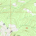 United States Geological Survey Trent Creek, WY-CO (1961, 24000-Scale) digital map
