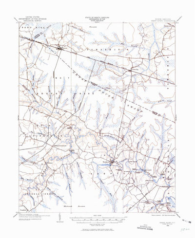 United States Geological Survey Trent River, NC (1903, 62500-Scale) digital map