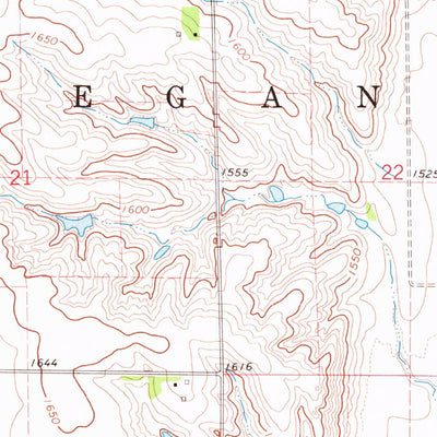 United States Geological Survey Trent, SD (1963, 24000-Scale) digital map