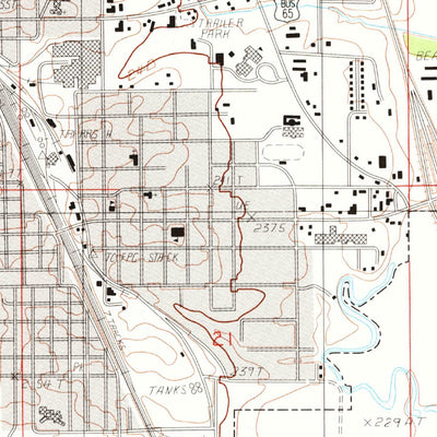 United States Geological Survey Trenton East, MO (1984, 24000-Scale) digital map