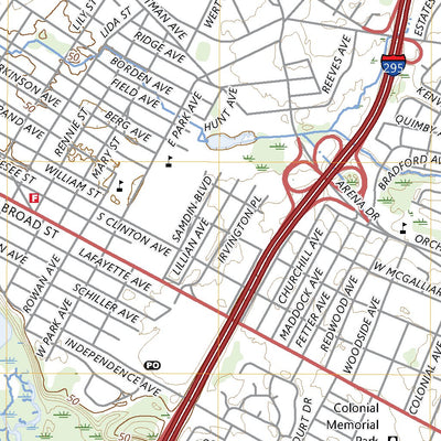 United States Geological Survey Trenton East, NJ (2023, 24000-Scale) digital map