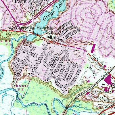 United States Geological Survey Trenton East, NJ-PA (1957, 24000-Scale) digital map