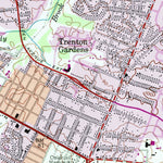 United States Geological Survey Trenton East, NJ-PA (1957, 24000-Scale) digital map